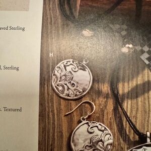 Silpada Tidal Wave sterling silver earrings. W2987